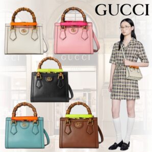 【GUCCI】★グッチ ダイアナ★ バンブー ミニ トートバッグ